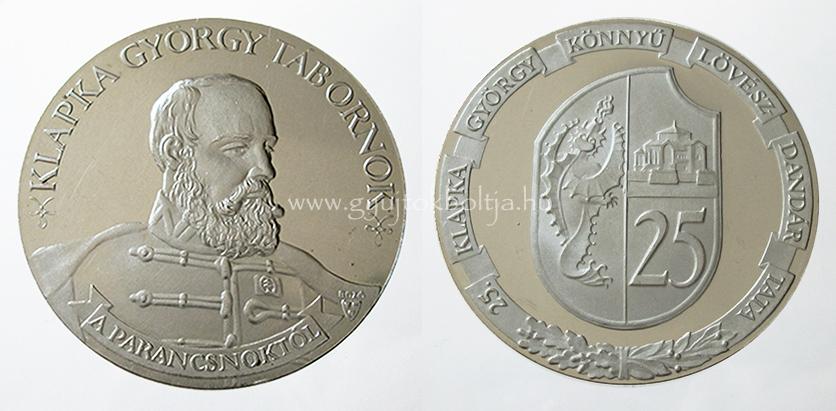 Boz Gyula: 25. Klapka Gyrgy Gpestett Lvszdandr Tata - ezstztt